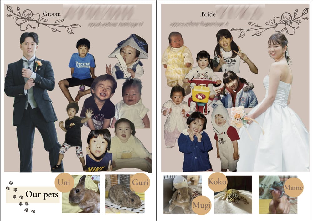 キャンバで作ったプロフィールブック