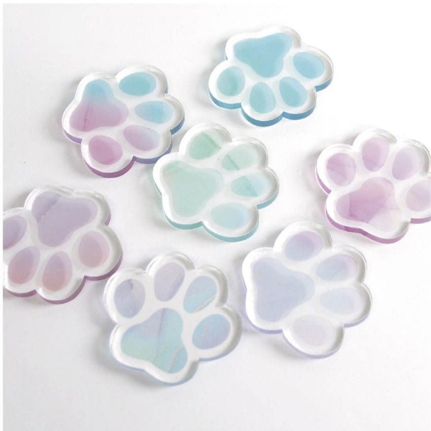 いろんなペールカラーのピース