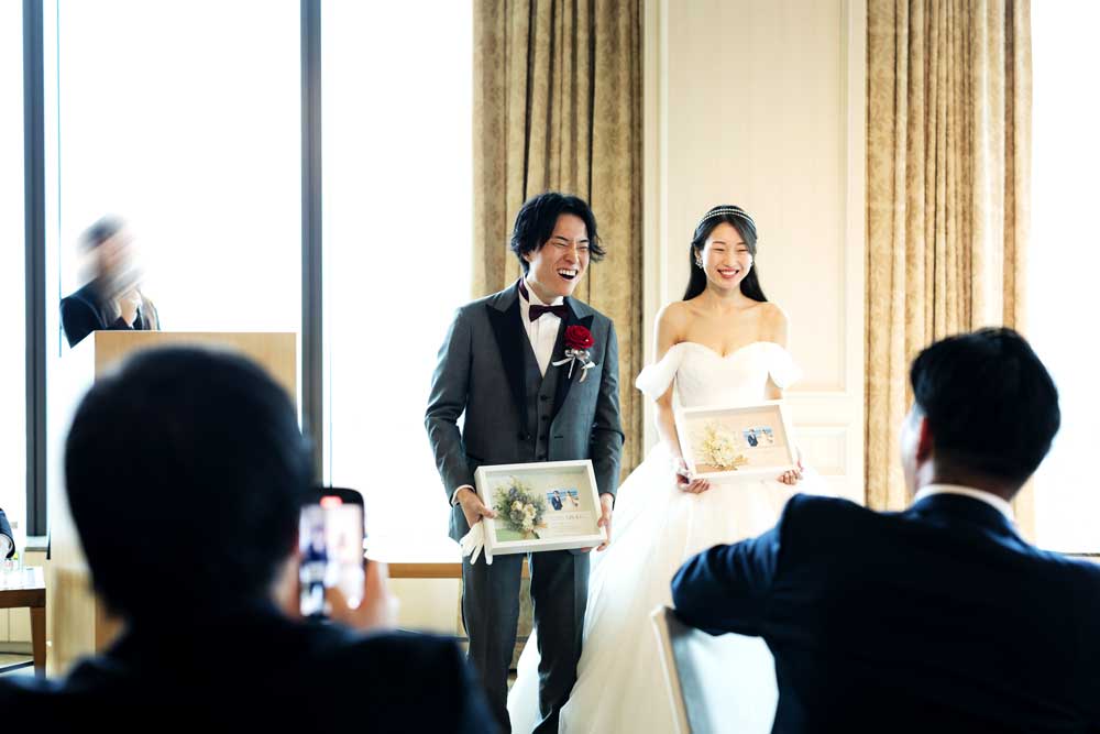 カルムブーケをご注文いただいたお客様の当日レポ