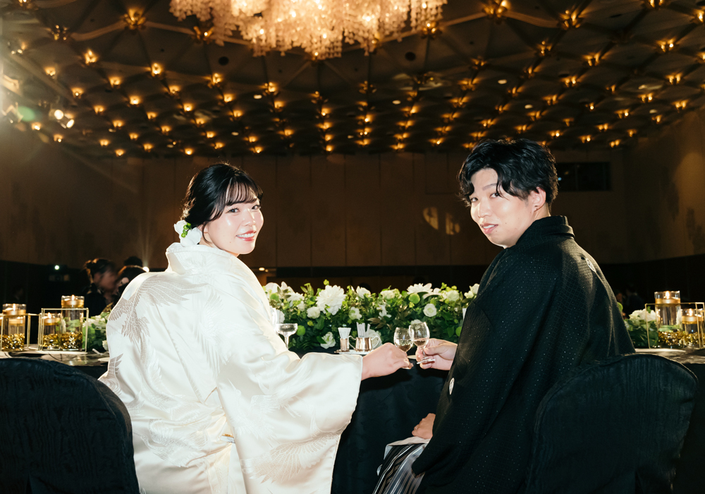 ワイン子育て感謝状ご注文の新郎新婦様