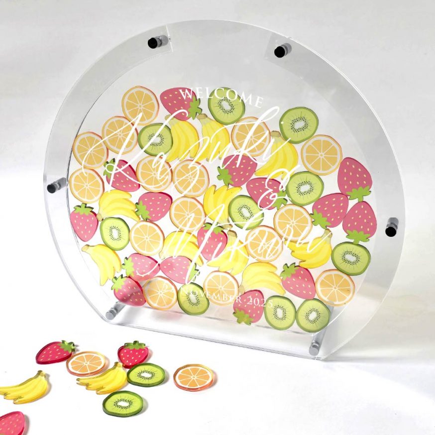 フルーツで彩りも鮮やかなウェディングドロップス