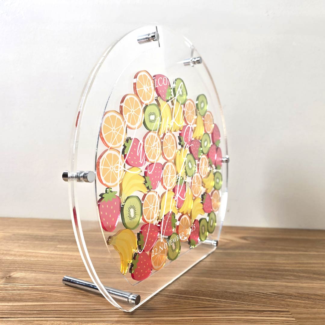 フルーツデザインのウェディングドロップス