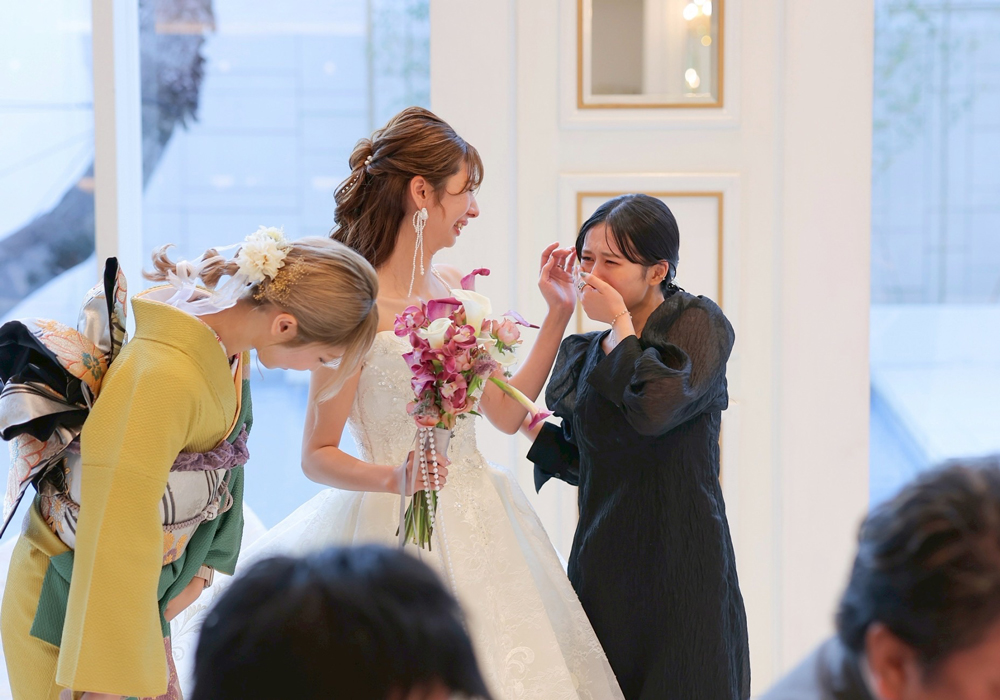 サプライズすぎて号泣