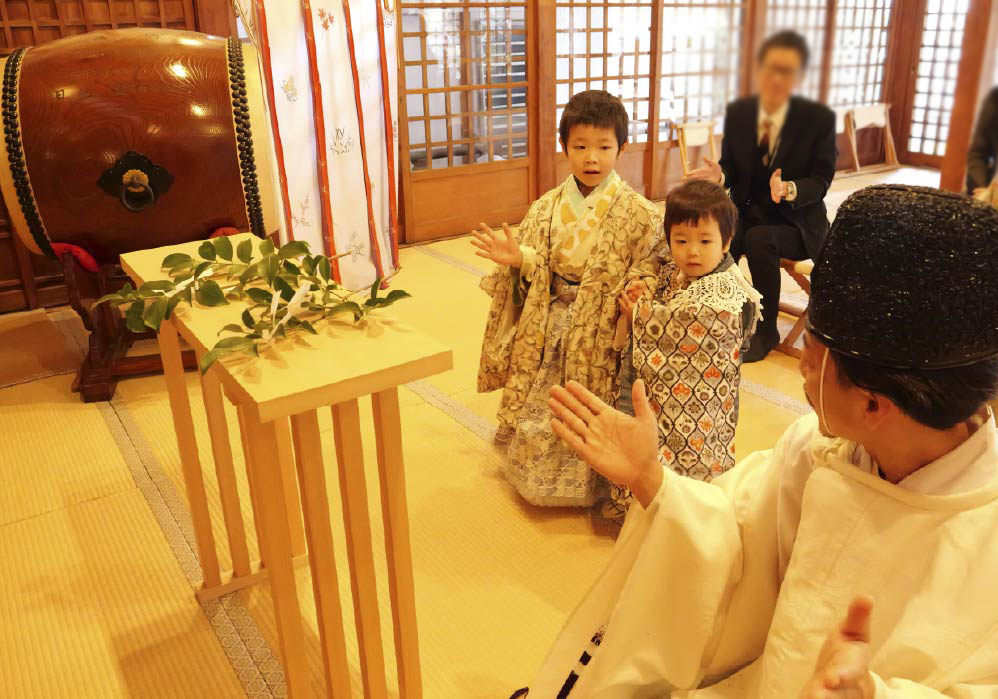 七五三お参りの様子