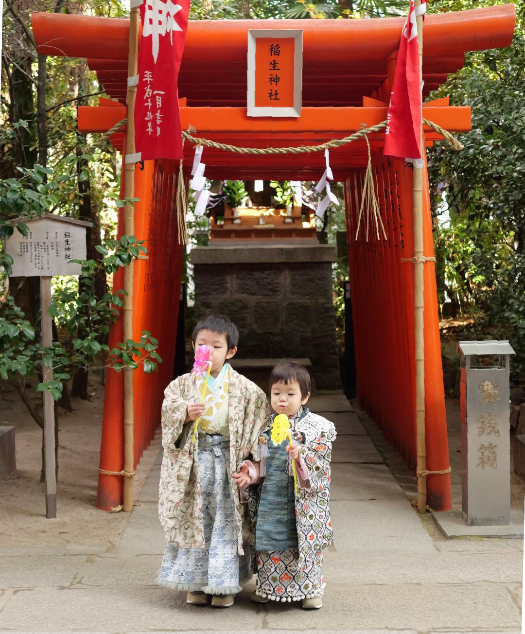 七五三お参りの様子