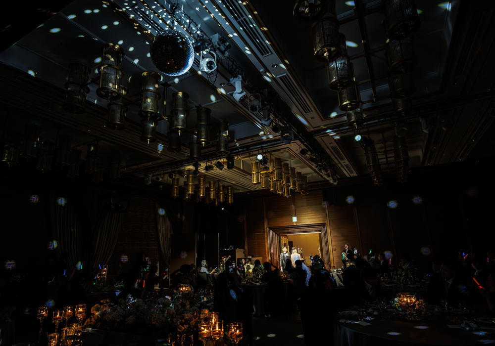 フォトキャンバスご注文のお客様結婚披露宴の様子