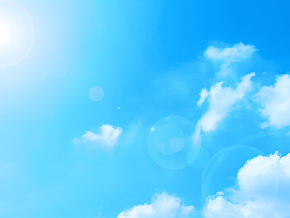 初夏の青空