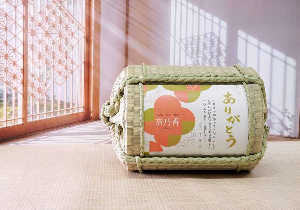 結婚式で両親に贈る体重米