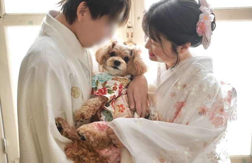 愛犬も一緒に過ごす結婚式