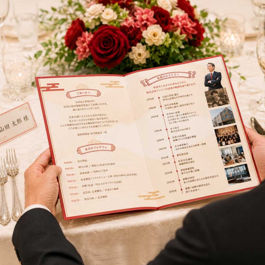 読みやすい中綴じ冊子