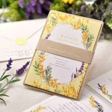 招待状ミモザ・ルフレ