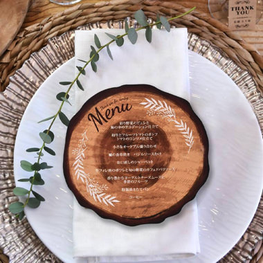 メニュー表切り株