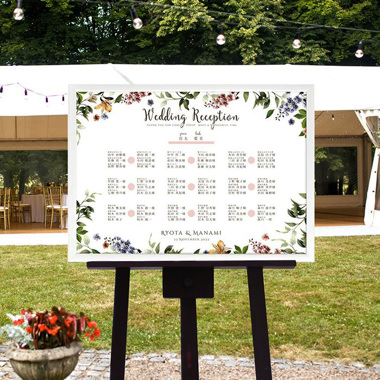 席次ボード ナチュレ