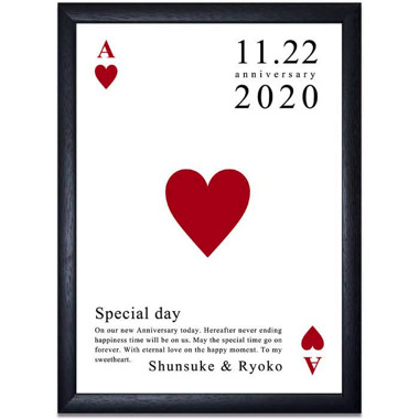 「グラフィックウエルカムボード」ハートエース