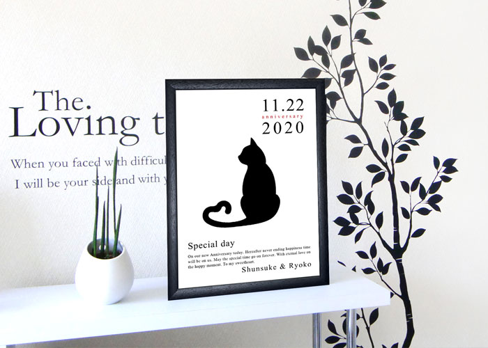 ウェルカムボードキャットねこ