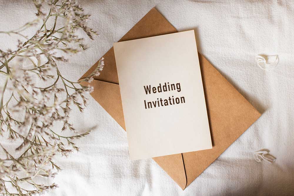 結婚式の招待状
