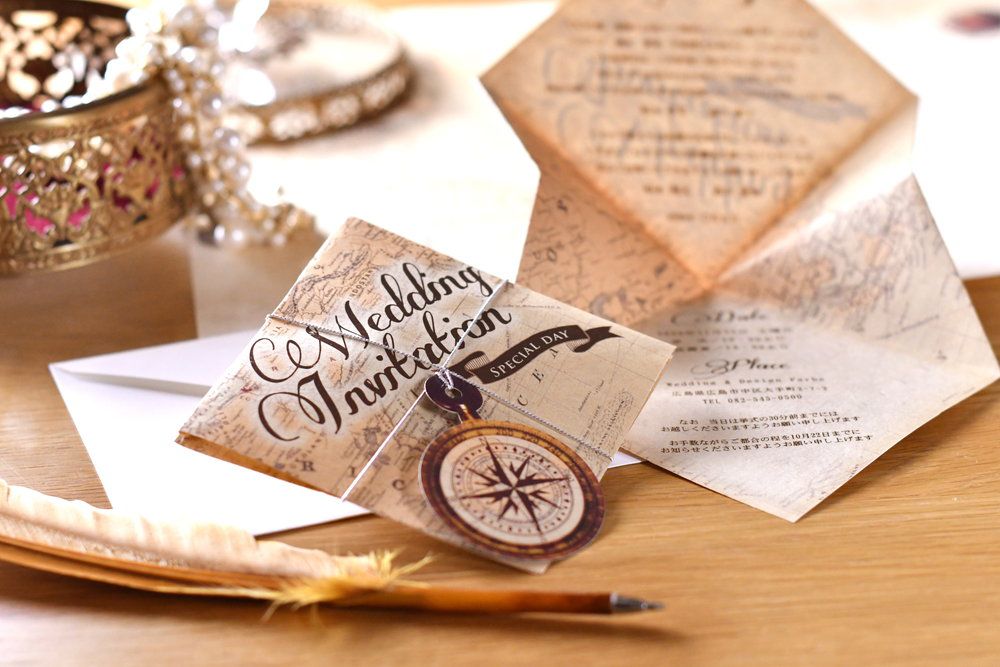 見たことない！地図風ユニーク招待状