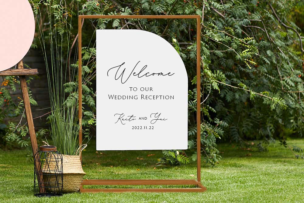 コッパ―スタンドのウェルカムボードイメージ