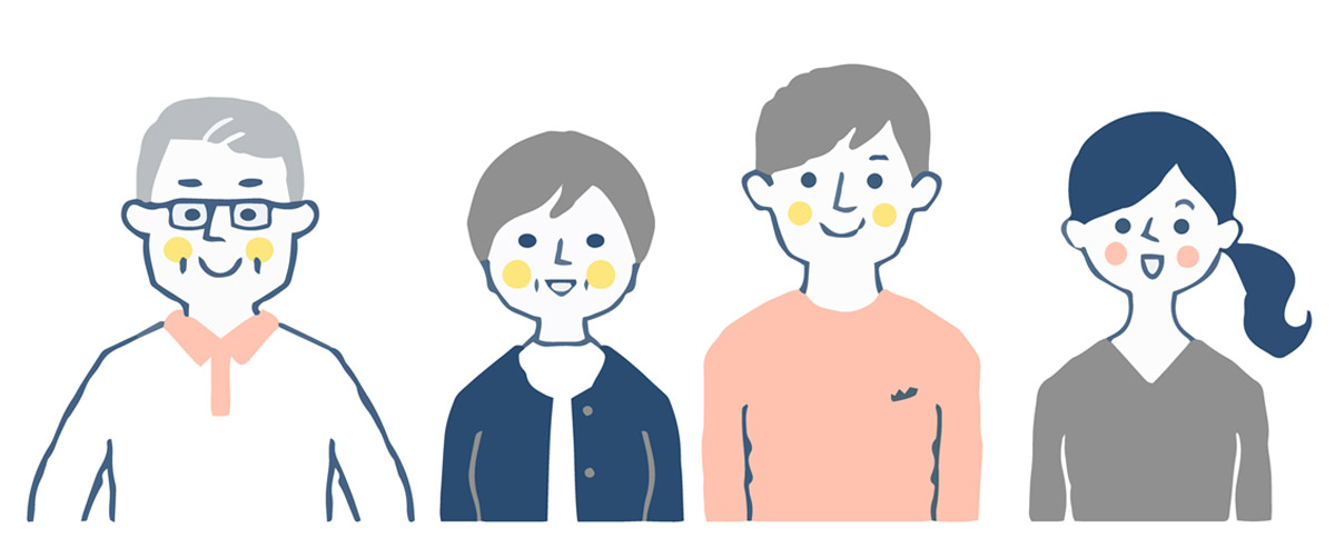 家族のイラスト