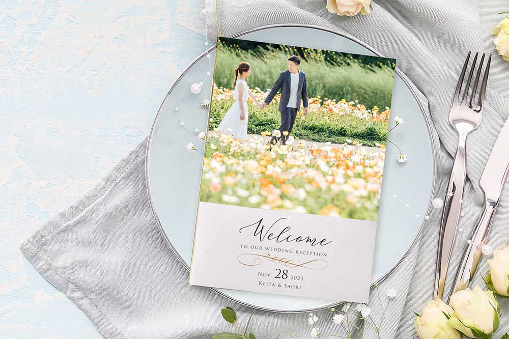 プロフィールブックメリンダテーブルセッティングイメージ