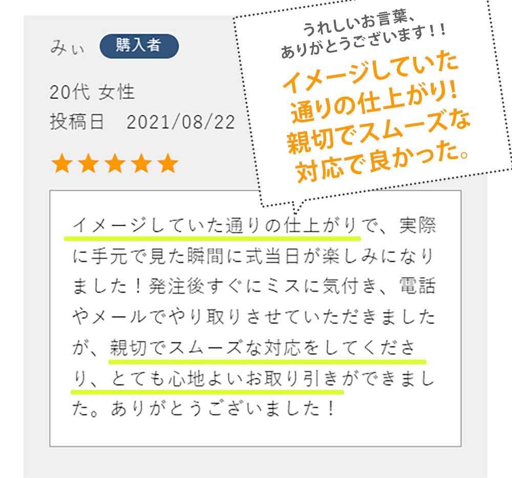 新幹線チケット風席札を購入したお客様からの声