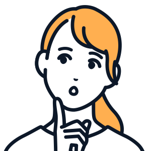 顔に手をあてている女性イラスト