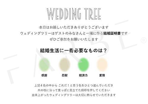 ウェディングキャンバス演出説明シート無料素材テンプレート