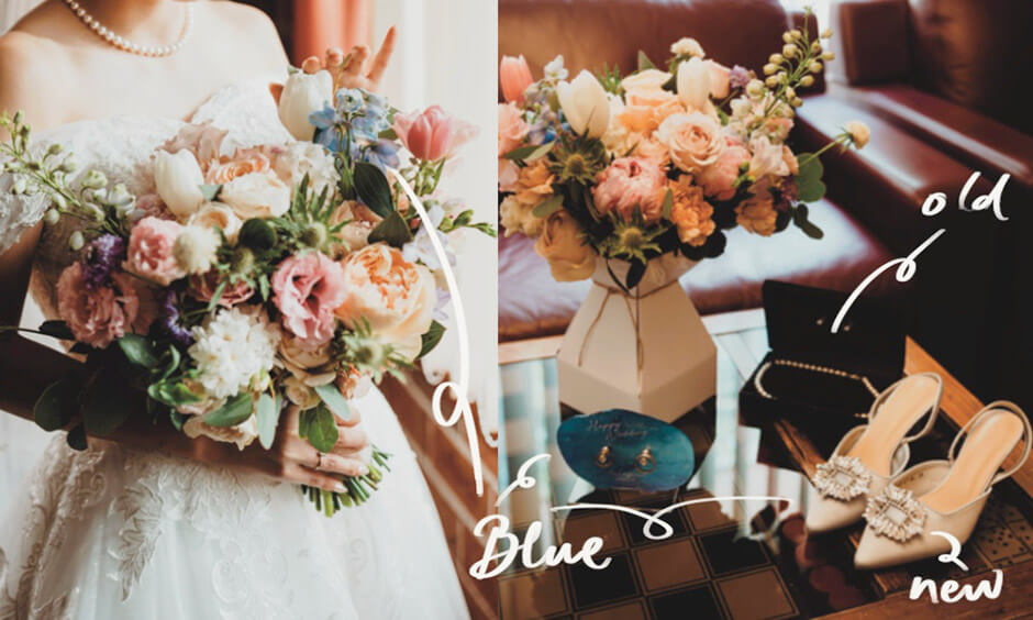 海外挙式花嫁のサムシングオールド、サムシングニュー、サムシングブルー