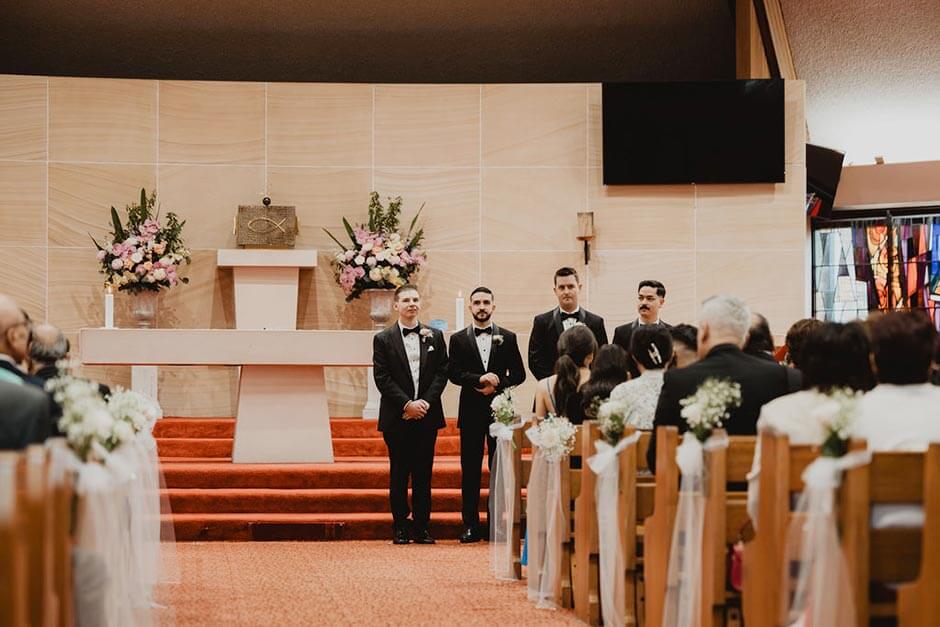 国際結婚のオーストラリア挙式バージンロード