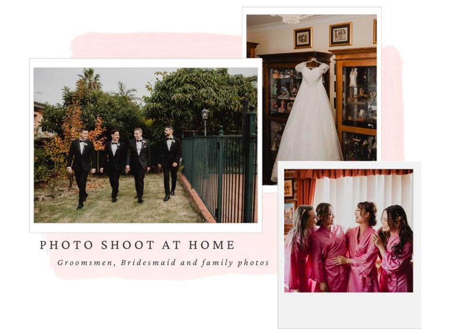 国際結婚のオーストラリア挙式ブライズメイドとグルームズメン