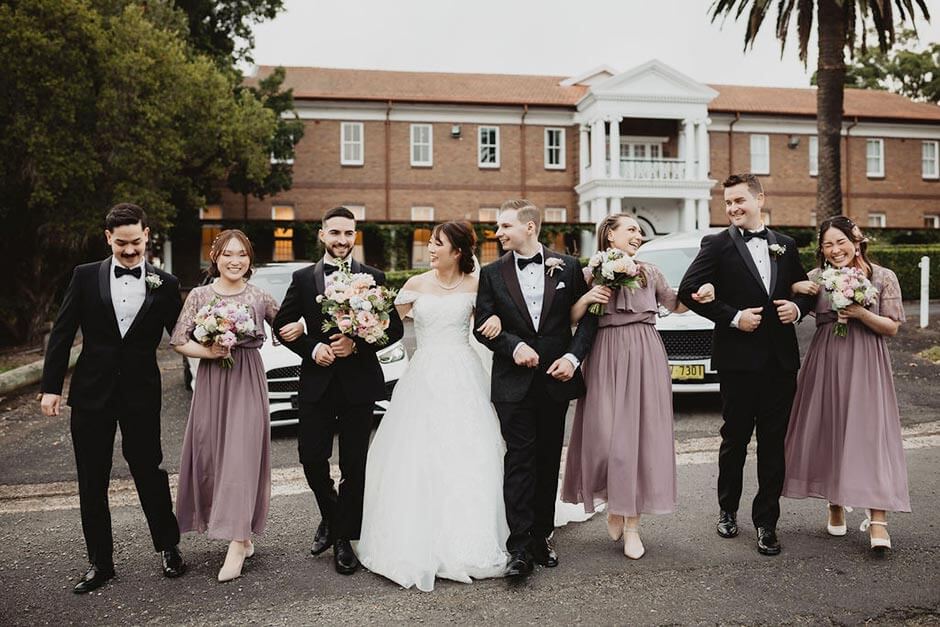 国際結婚のオーストラリア挙式、写真撮影の様子