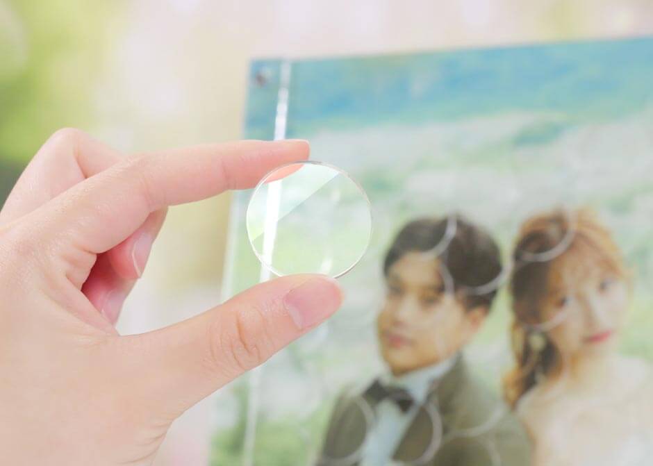 ゲスト参加型演出ウェディングドロップスのアクリルピース