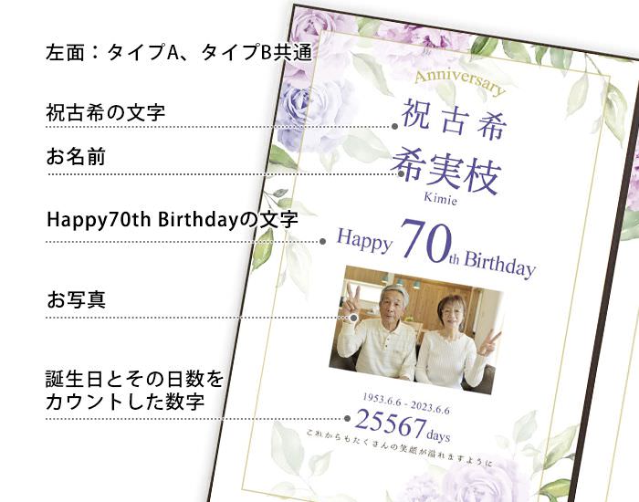 お祝い工房 古希祝い70歳の贈り物 メモリアルブック 古希 結婚式アイテムの通販 ファルベ 公式