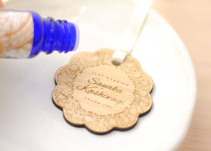 席札タグ ウッド