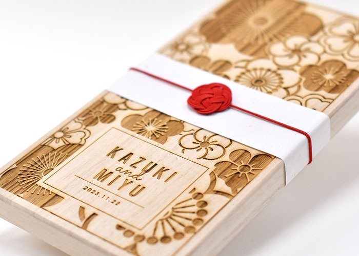 名入れ桐箱 夫婦箸&箸置きセット