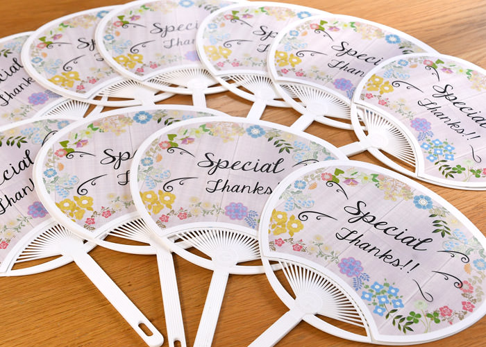 プチギフトうちわ 1名様分 スポーツデザイン 結婚式アイテムの通販 ファルベ 公式