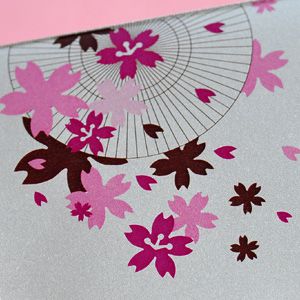 春の結婚式招待状夢華