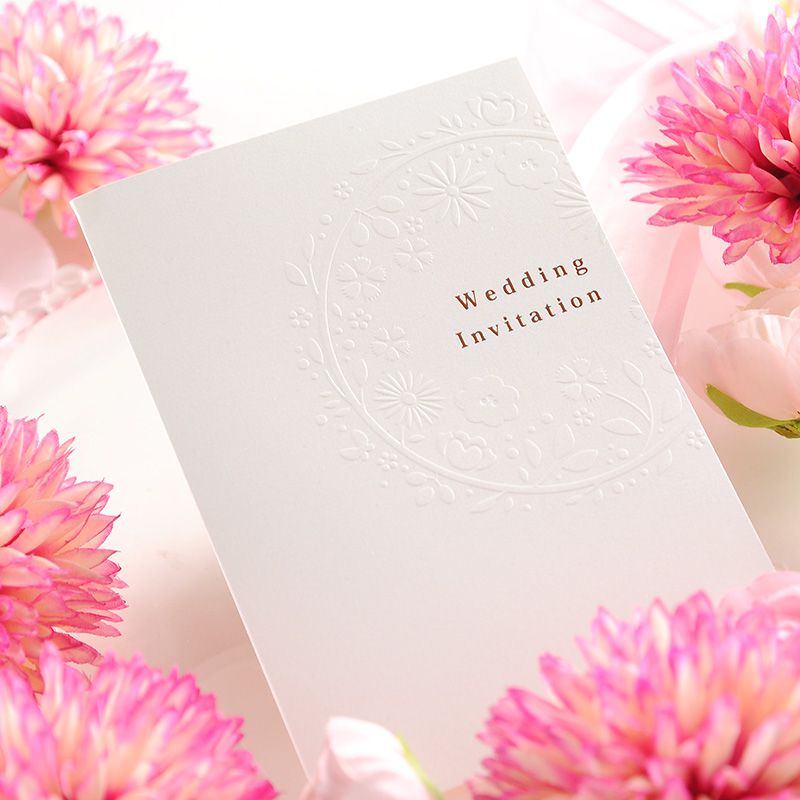 \華毬(印刷付)招待状完成品/