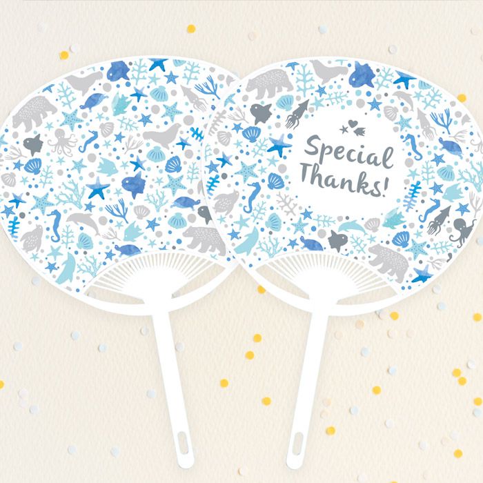 アクアリウムうちわ