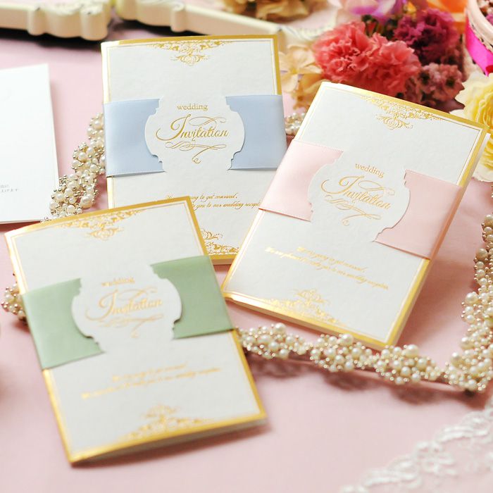 春の結婚式招待状ルチーア