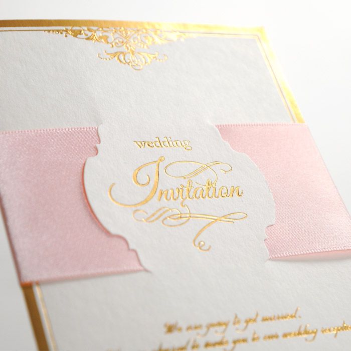 春の結婚式招待状ルチーア