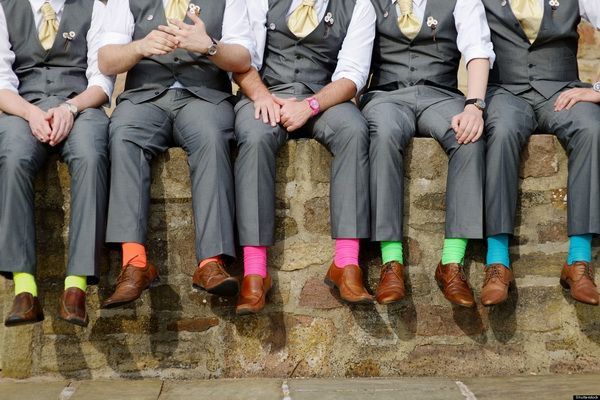 colorful-neon-socks-for-your-groomsman