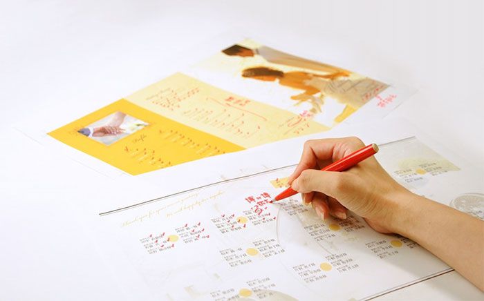 写真入り席次表校正