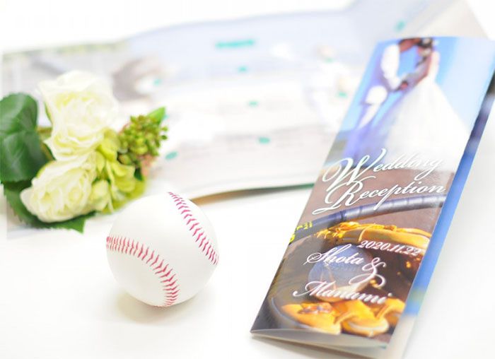 写真入り席次表野球