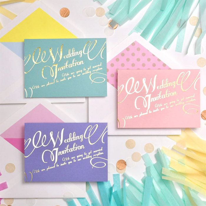 招待状DIYイリス