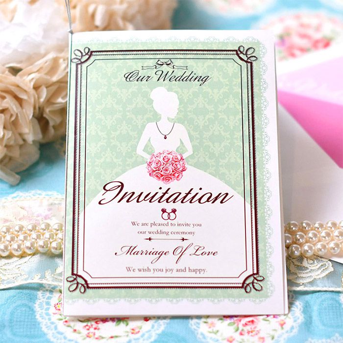 招待状DIYブーケ