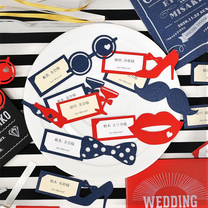 フォトプロップス席札