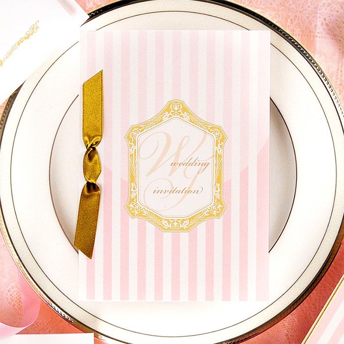 招待状DIYマローネ