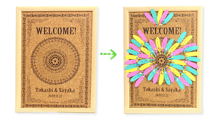 ランダムでピンしていただいても整列しても可愛い