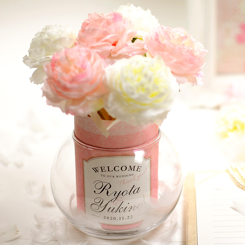 受付花ペン6本 可愛いデザインプリュム 記帳ペン 結婚式アイテムの通販 ファルベ 公式